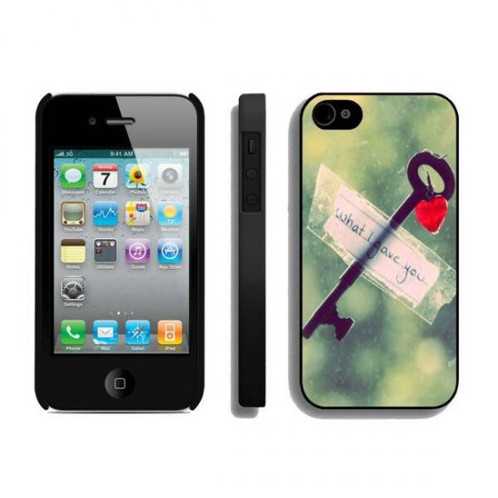 Valentine Key iPhone 4 4S Cases BSQ - Click Image to Close